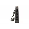 LESTAR LXARM 810 G-A K.:CZ 1,5M 19PDU must 8 vahelduvvoolu pistikupesa 230 V 1,5 m
