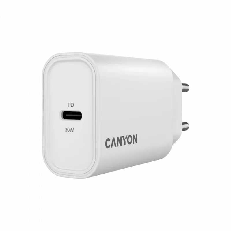 CANYON laadija OnCharge 30CL Max Power 30W 1xPD EU Valge