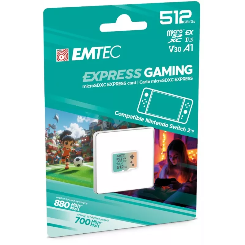 Välkmälu Emtec 512GB UHS-I U3 V30 A1 EXPRESS Switch 2