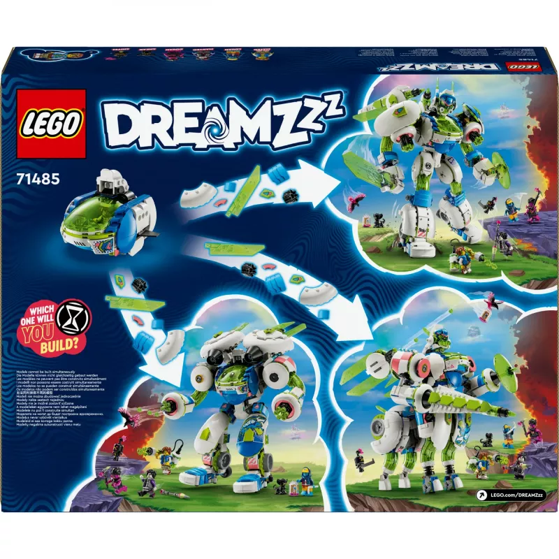 Ehitusmänguasi LEGO Mateo ja Z-Blobi rüütlimecha komplekt 71485 — minifiguur ja ehitatav mecha mängukomplekt