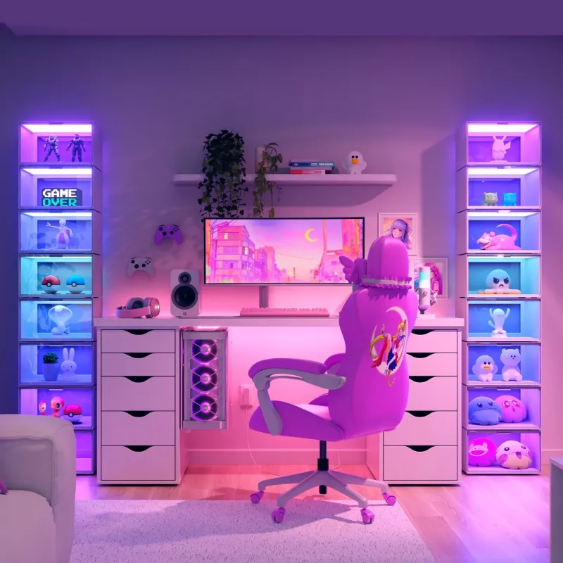 Nutika LED-ekraanipaneeli Nanoleaf X Fantaqi EXPO SQFX01K02-4WT — modulaarne dekoratiivvalgustuse paneelikomplekt
