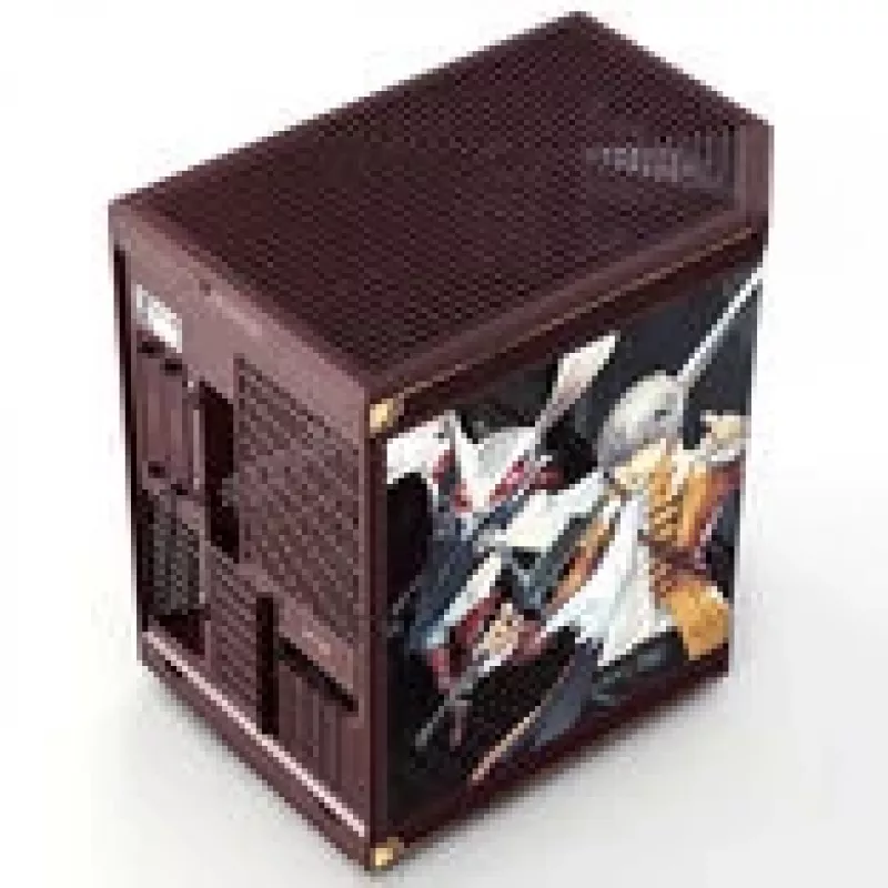 HYTE PC-korpus Y70 Metaphor ReFantazio (Midi-Torn, E-ATX, karastatud klaas, kahekambriline, PCIe 4.0 tõstuk, valge/mitmevärviline)