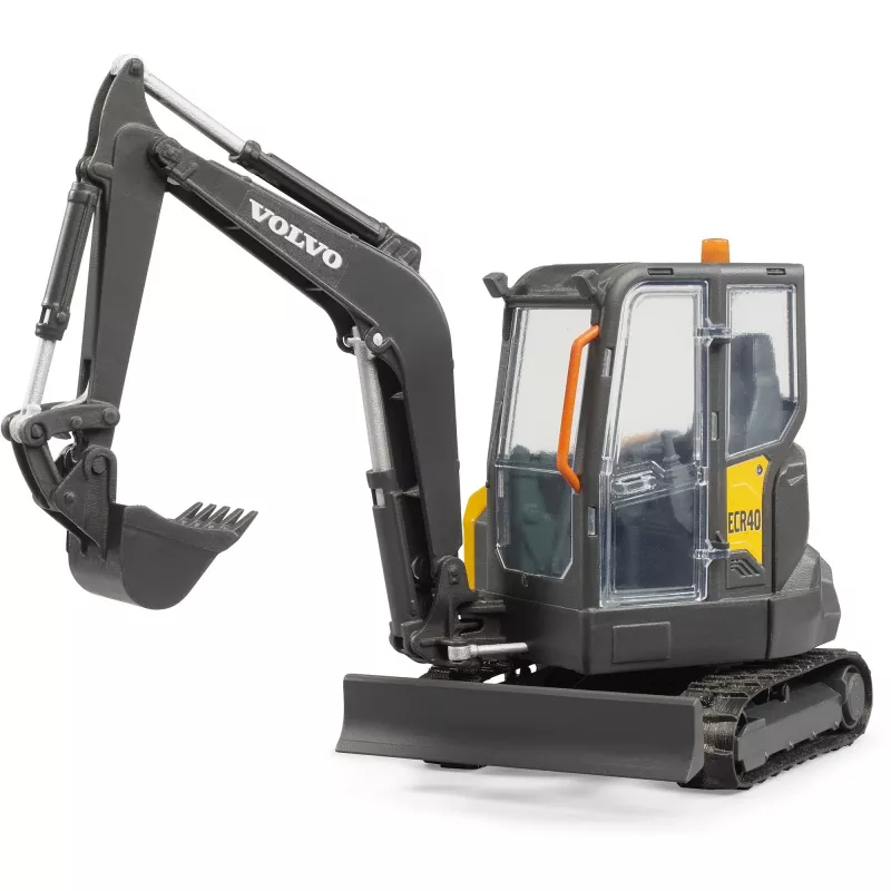 BRUDER mudelsõiduk — Volvo ECR40 kompaktekskavaator (mänguasi) autor BRUDER, mudel 02465