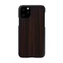 Man and wood telefonikesta iPhone 11 Pro jaoks — eebenpuidust must, tugev kaitsev tagakaas