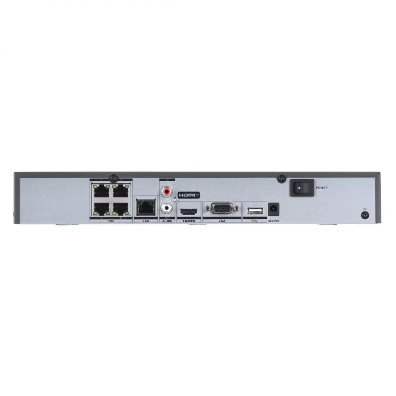 Võrgusalvesti Hikvision DS-7604NXI-K1/4P 4 kanalit 4K