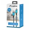 USB-C M/M USB4 kaabel 1,5M 240W 60Hz Must-Sinine