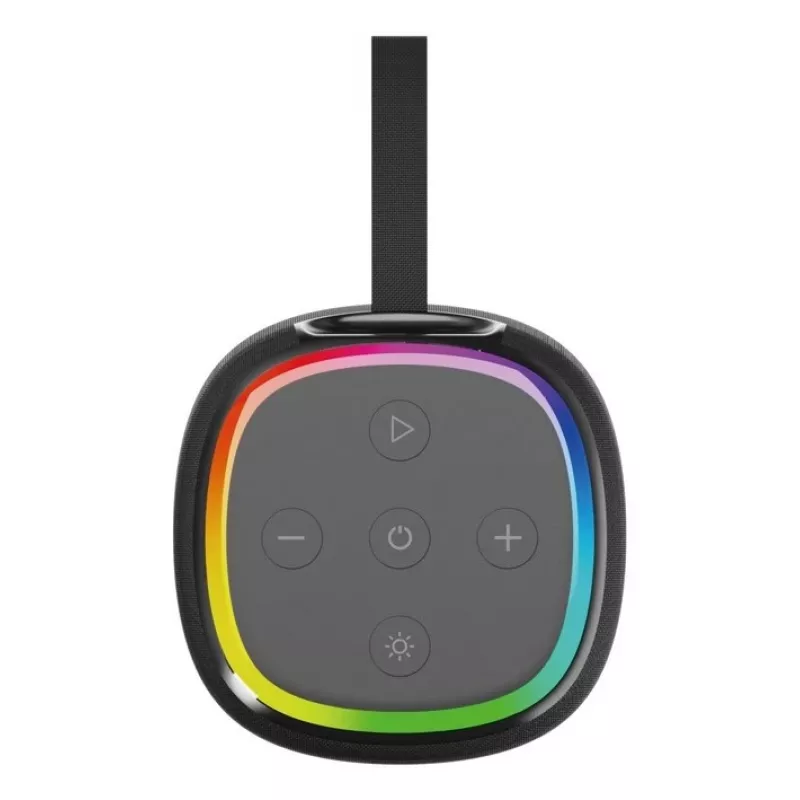Gembird GMB Audio SPK-BT-LED-08L kaasaskantav/peokõlar Stereo kaasaskantav kõlar Must 10 W