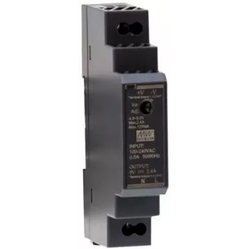 Meanwell MW HDR-15-24 - lülitustoiteallikas DIN-liistule 15,2 W 24 V 0,63 A