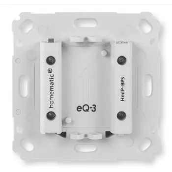 Seinale paigaldatav juhtmevaba lüliti Homematic IP HmIP-BPS, valge, IP20, 71×71×43 mm