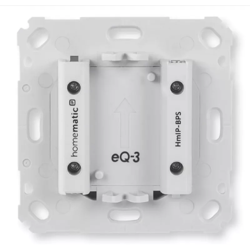 Seinale paigaldatav juhtmevaba lüliti Homematic IP HmIP-BPS, valge, IP20, 71×71×43 mm