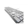 CHERRY KC 6000 õhuke klaviatuur Universal USB QWERTY Nordic Silver, Valge