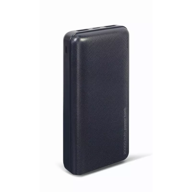 Gembird PB20-02 toitepank Liitiumpolümeer (LiPo) 20000 mAh Must