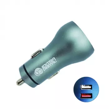 Laadija USB 2.0 + USB 3.0: 12V-24V, 30W, QC3.0