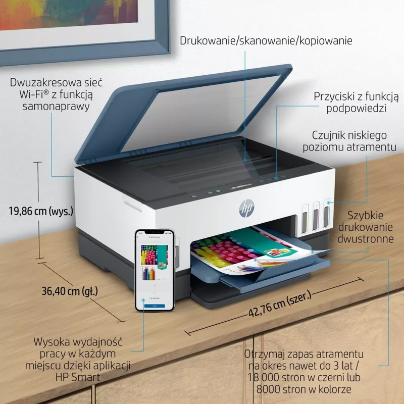 HP Smart Tank 675 Multifunktsionaalne termiline tindiprinter A4 4800 x 1200 DPI 12 ppm Wi-Fi