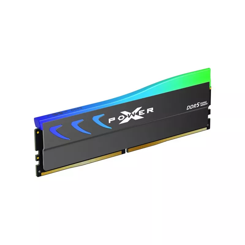 Lauaarvuti DDR5-6000 32 GB UDIMM RAM Silicon Power SP032GXLWU60BFSK, CL38, 1,35 V, RGB, On-Die ECC, XMP 3.0/EXPO