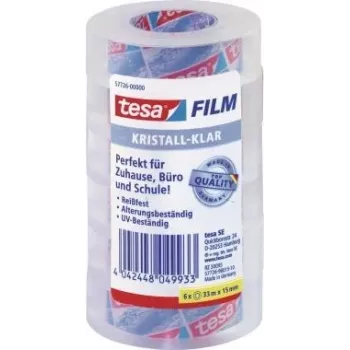 Kleebilint Tesa 57726-00000-01 15 mm x 33 m läbipaistev, 6 tk pakend