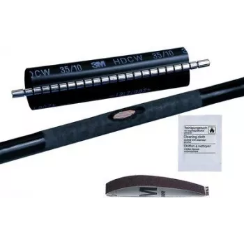 3M HDCW-110/30-500, Termokahanev toru, Must, 50 cm, 12 cm, 1 tk, 2,8 cm