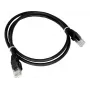 AVIZIO KKU6CZA0.5 võrgukaabel Must 0.5 m Cat6 U/UTP (UTP)