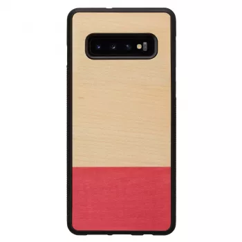 Nutitelefoni ümbris mehele ja puidust Samsung Galaxy S10 Plus jaoks — Miss Match Must