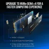 SSD PNY CS2241 M.2 NVMe PCIe 4.0 1TB — lugemiskiirus 5100 MB/s, kirjutamiskiirus 3200 MB/s