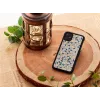man and wood telefoniümbris iPhone 11 — sinine kolmnurk mustal, kaitsev kõvakestaga