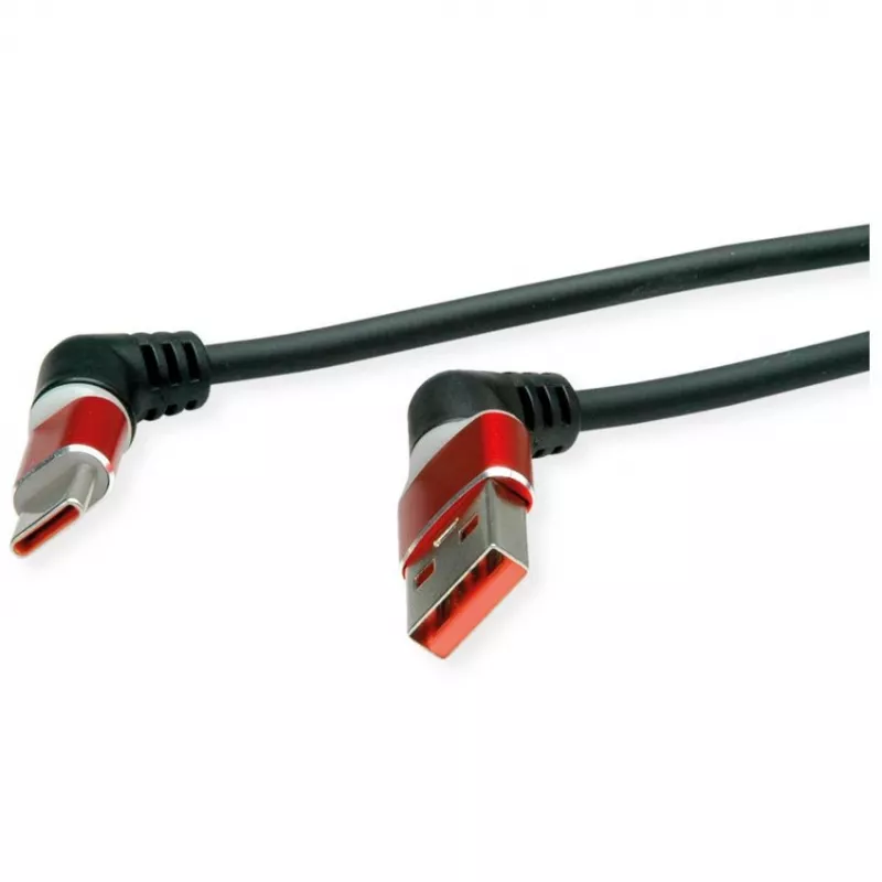 ROLINE USB2.0 kaabel 360° pööratav A-C ST/ST 2m - kaabel - digitaalne/andmeside (11.02.8346)