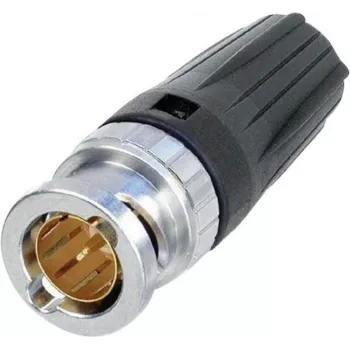 Neutrik NBLC75BVZ17 juhtmepistik BNC alumiinium - must (NBLC75BVZ17)
