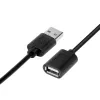 Pikenduskaabel USB AM-AF 1,8 m must