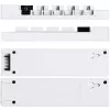 USB- ja PWM-jaotur Lian Li EDGE HUB EG-HUB01W — 4× USB, 6× PWM, valge