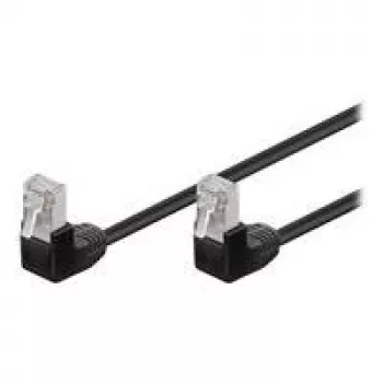 Võrgukaabel Goobay 96077 must 0,5m Cat5e F/UTP