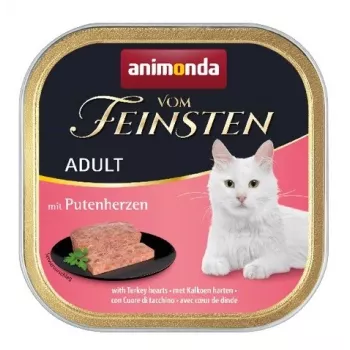 ANIMONDA Vom Feinsten Adult kalkunisüdamed - märg kassitoit - 100g