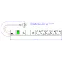 Bachmann 19 1HE 5xCEE7/3 800.39351x switch 1xGVS-Plus 2 0m CEE7/7