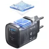 Laadija T66 45W GaN CC290 USB-A + USB-C