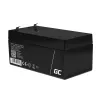 roheline Cell AGM19 UPS aku – suletud pliiaku, 12 V, 3,3 Ah