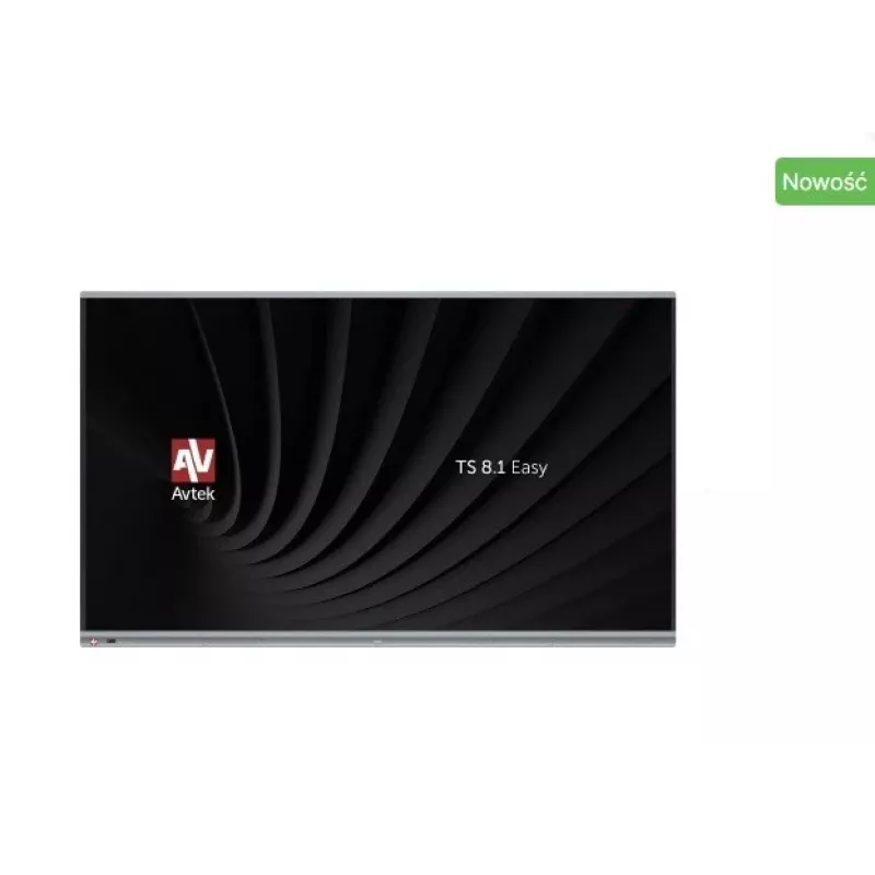 Interaktiivne monitor AVTEK TS 8.1 EASY 65, 65 tolli (165,1 cm) 3840×2160 UHD, infrapuna 20-punktiline puutefunktsioon, Wi‑Fi, 400 cd/m²