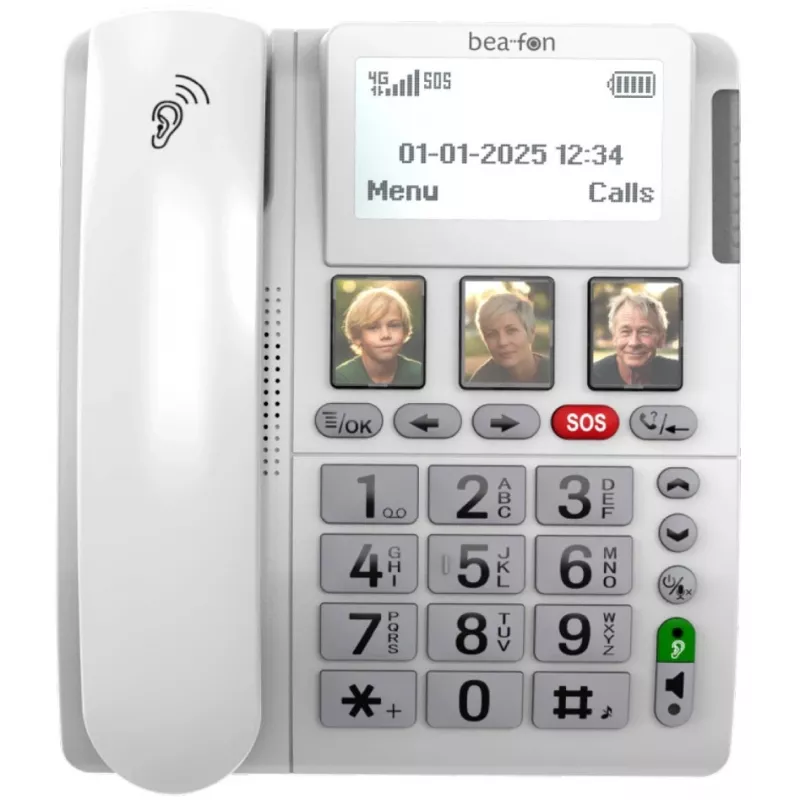 Bea-fon ML10 LTE (4G lauatelefon) Valge, sh SOS-randmepael