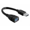 USB-kaabel DeLOCK 82776 0,15 m must