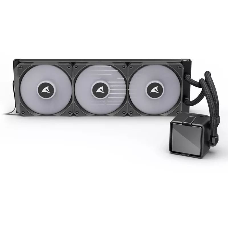 S100 ARGB – 360 mm vedelikjahutusega protsessorijahuti, must