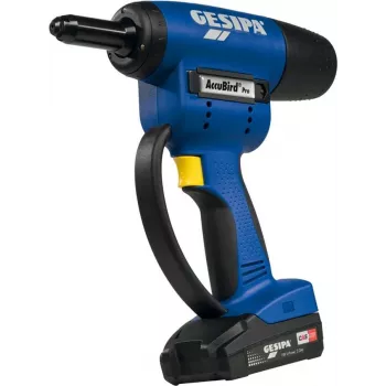 Pimeneeditud tööriist GESIPA AccuBird Pro CAS 13000N 18V 2.0Ah juhtmeta, tõmbejõud 13 000 N