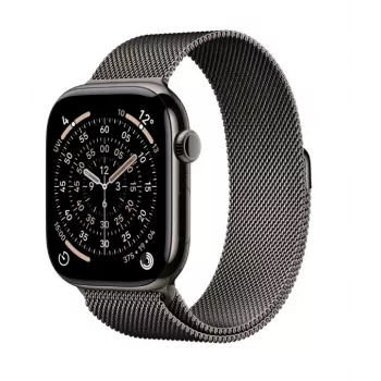 Apple Watch Series 11 GPS + Cellular 46mm Slate Titanium korpus Slate Milanese silmusega M/L