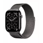 Apple Watch Series 11 GPS + Cellular 46mm Slate Titanium korpus Slate Milanese silmusega M/L