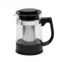 Resto Kitchenware 90512 teekann Üksik teekann 950 ml Must, läbipaistev