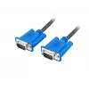 VGA (D-Sub) kaabel LANBERG CA-VGAC-10CU-0050-BK — 5 m, isane-isasele, ferriit, PVC-kest