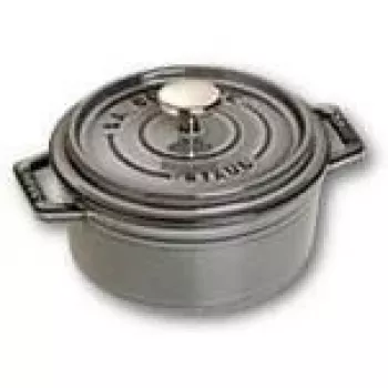 Staub 40509-474 ümmargune kookott 12 cm grafiithall malm