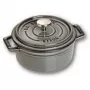 Staub 40509-474 ümmargune kookott 12 cm grafiithall malm