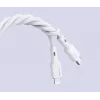 CB-SCL2 Valge silikoonkaabel Lightning-USB-C USB Power Delivery USB-PD