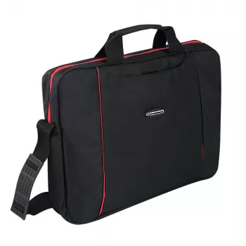 Esperanza SALERNO 39.6 cm (15.6) Toploader kott Must, Punane
