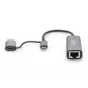 USB USB-C Gigabit Etherneti adapter Digitus DN-3028