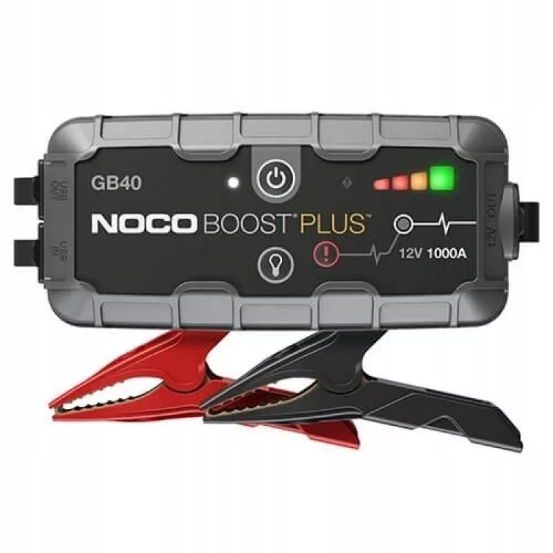 NOCO GB40 Boost 12V 1000A Jump Starter starter-seade integreeritud 12V/USB akuga