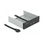 Esipaneel DeLOCK 5,25 tolli 2 x USB 5 Gbps Type-A porti